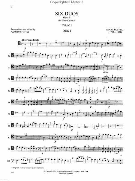 Six Duos, originally for two violins 二重奏 小提琴 雙大提琴 國際版 | 小雅音樂 Hsiaoya Music