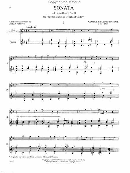 Sonata in F Major, Opus 1, No. 11 韓德爾 奏鳴曲 大調作品 | 小雅音樂 Hsiaoya Music