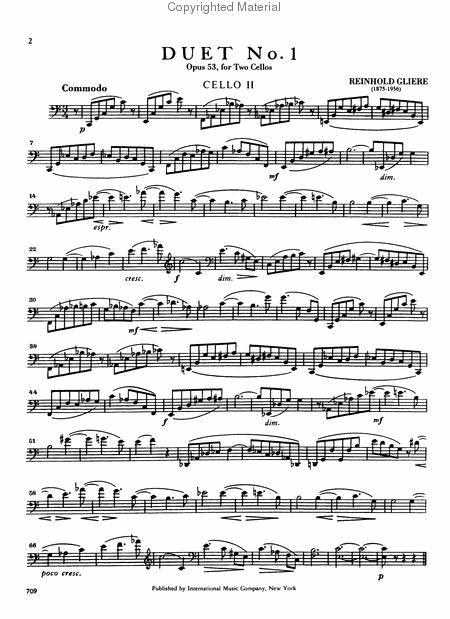 Ten Duets, Opus 53: Volume I 二重奏作品 雙大提琴 國際版 | 小雅音樂 Hsiaoya Music