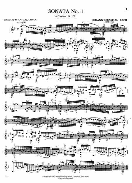 Six Sonatas and Partitas, S. 1001-1006 (for Violin Solo) 巴赫約翰瑟巴斯提安 奏鳴曲組曲 小提琴 小提琴獨奏 國際版 | 小雅音樂 Hsiaoya Music