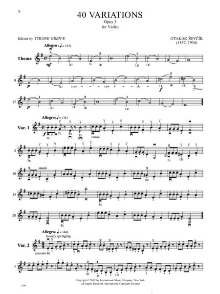 40 Variations, Opus 3 變奏曲作品 大提琴獨奏 國際版 | 小雅音樂 Hsiaoya Music