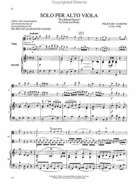 Solo per Alto Viola 中音中提琴 中提琴 (含鋼琴伴奏) 國際版 | 小雅音樂 Hsiaoya Music