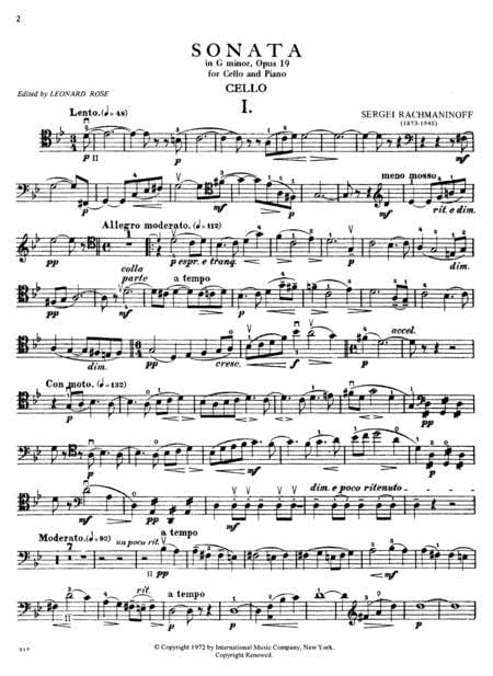 Sonata in G minor, Op. 19 奏鳴曲 小調 大提琴 (含鋼琴伴奏) 國際版 | 小雅音樂 Hsiaoya Music