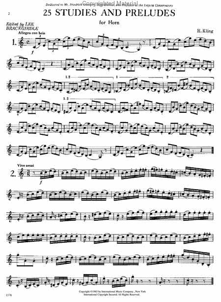 25 Studies and Preludes 前奏曲 法國號獨奏 國際版 | 小雅音樂 Hsiaoya Music