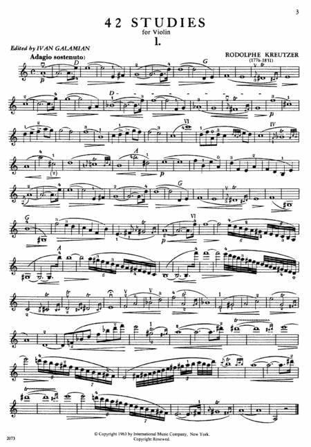 42 Studies 克羅采羅道夫 練習曲 小提琴獨奏 國際版 | 小雅音樂 Hsiaoya Music