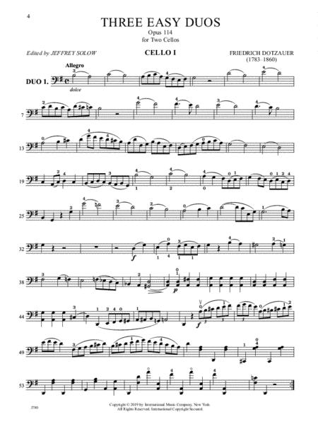 Three Easy Duos, Opus 114 多曹兒 二重奏作品 雙大提琴 國際版 | 小雅音樂 Hsiaoya Music