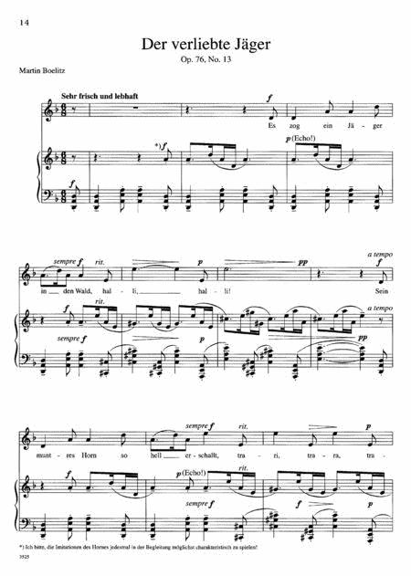 15 Songs from Schlichte Weisen (Simple Songs) - Opus 76 雷格馬克斯 歌 歌作品 | 小雅音樂 Hsiaoya Music