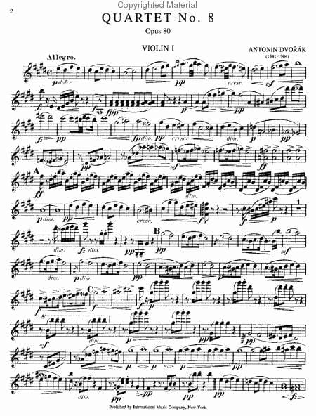 Quartet No. 8 in E Major, Opus 80 德弗札克 四重奏 大調作品 | 小雅音樂 Hsiaoya Music