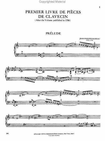 Pieces de Clavecin. Complete 拉摩 小品 鋼琴獨奏 國際版 | 小雅音樂 Hsiaoya Music