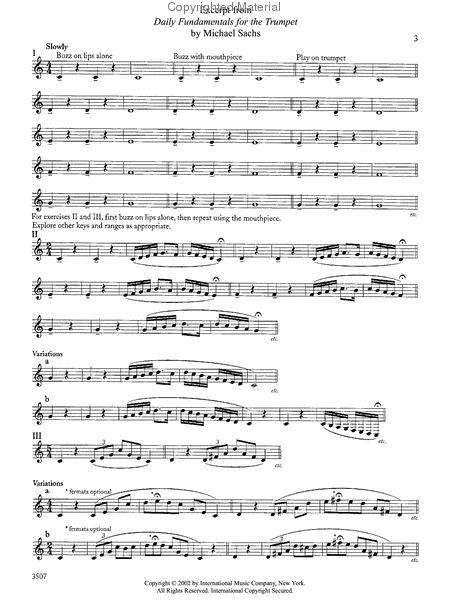 Daily Fundamentals for the Trumpet 小號 小號獨奏 國際版 | 小雅音樂 Hsiaoya Music