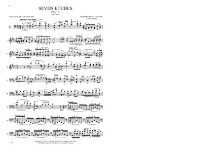Seven Etudes, Opus 175 多曹兒 練習曲作品 大提琴獨奏 國際版 | 小雅音樂 Hsiaoya Music