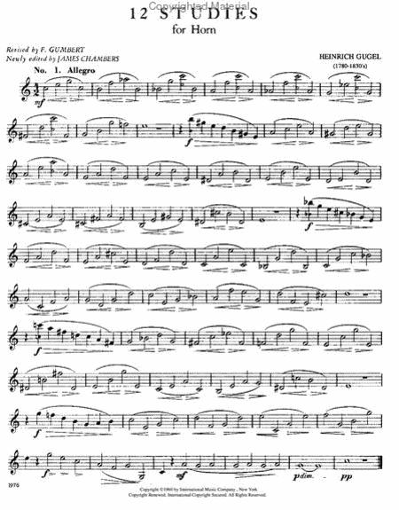 12 Studies 練習曲 法國號獨奏 國際版 | 小雅音樂 Hsiaoya Music