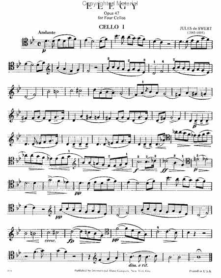 Elegy, Opus 47 悲歌作品 大提琴(3把以上) 國際版 | 小雅音樂 Hsiaoya Music