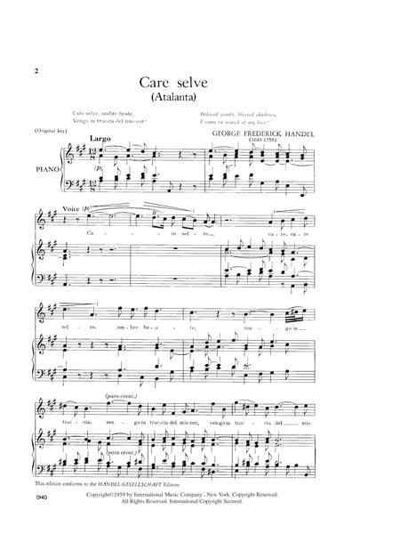 Care selve (Atalanta) - High 韓德爾 阿塔蘭塔 | 小雅音樂 Hsiaoya Music