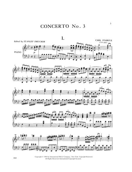 Concerto No. 3 in B-flat Major 協奏曲 大調 豎笛 (含鋼琴伴奏) 國際版 | 小雅音樂 Hsiaoya Music