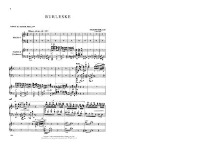 Burleske in D minor for Piano & Orchestra 史特勞斯理查 滑稽曲 小調鋼琴管弦樂團 雙鋼琴 國際版 | 小雅音樂 Hsiaoya Music