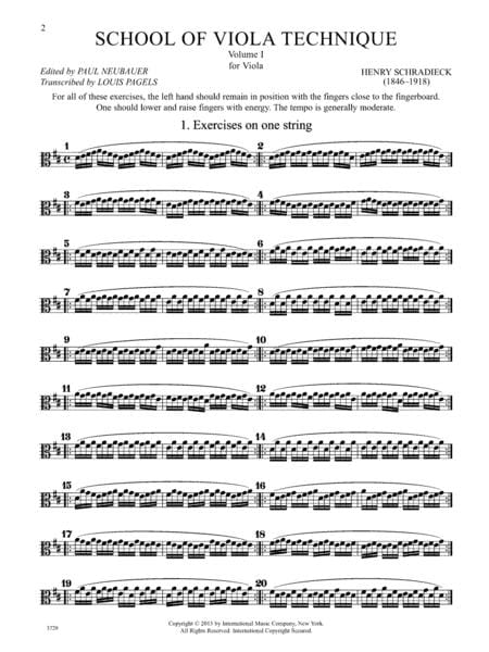 School of Viola Technique, Volume I 施拉迪克 中提琴 中提琴獨奏 國際版 | 小雅音樂 Hsiaoya Music
