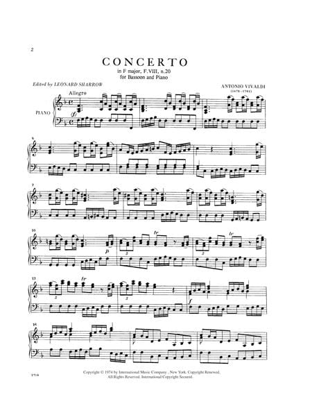 Concerto in F Major, RV 489 韋瓦第 協奏曲 大調 | 小雅音樂 Hsiaoya Music