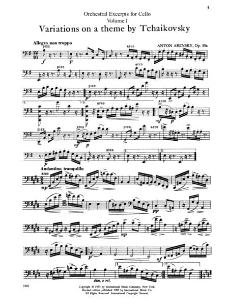 Orchestral Excerpts from the Symphonic Repertoire - Volume 1 管絃樂片段練習 大提琴獨奏 國際版 | 小雅音樂 Hsiaoya Music