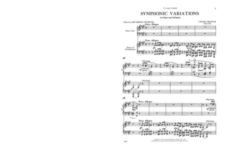 Symphonic Variations for Piano & Orchestra 變奏曲鋼琴管弦樂團 雙鋼琴 國際版 | 小雅音樂 Hsiaoya Music