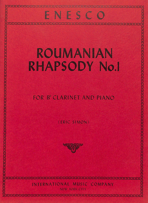 Roumanian Rhapsody No. 1 狂想曲 豎笛 (含鋼琴伴奏) 國際版 | 小雅音樂 Hsiaoya Music