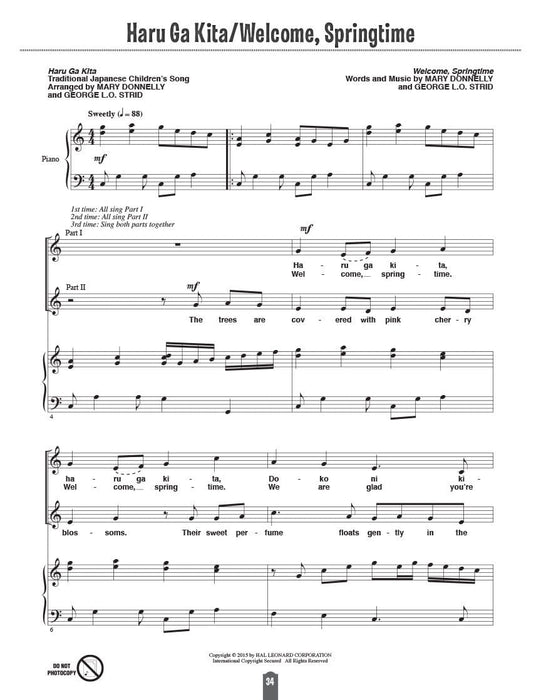 Folksong Partners Around the World More Flexible Favorites for Unison and Part-Singing Fun 民謠 同度 | 小雅音樂 Hsiaoya Music