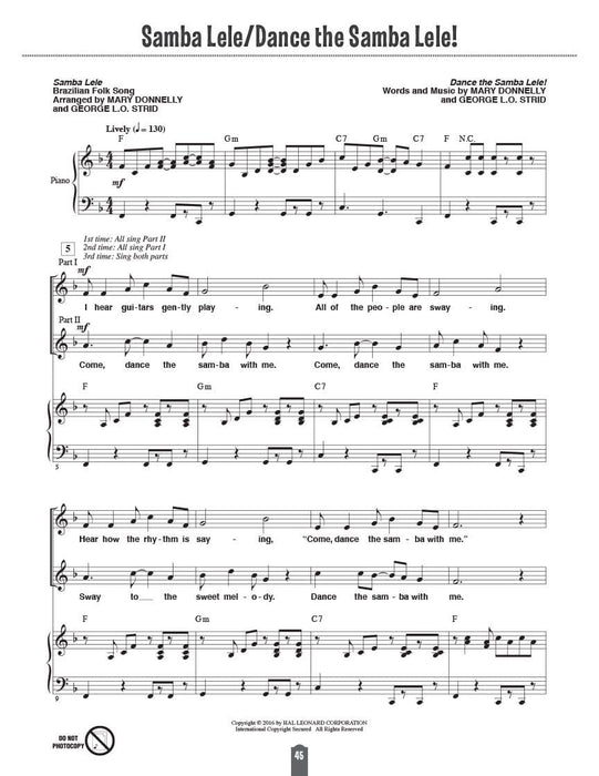 Folksong Partners Around the World More Flexible Favorites for Unison and Part-Singing Fun 民謠 同度 | 小雅音樂 Hsiaoya Music