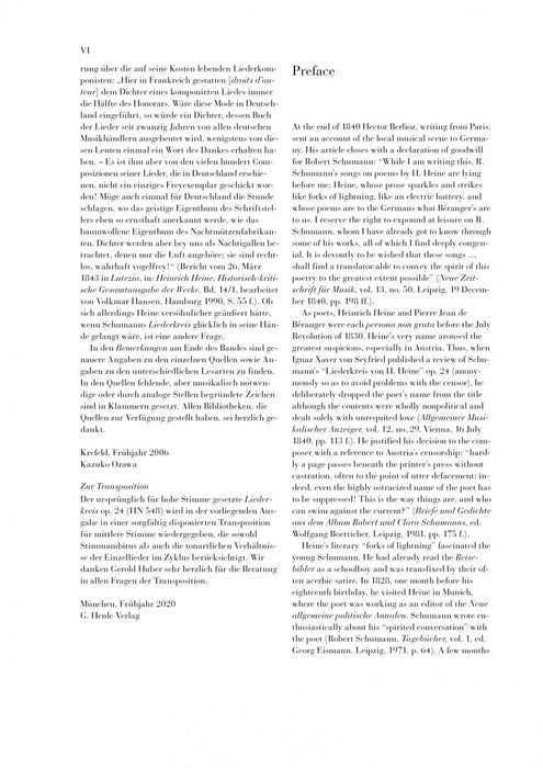 Liederkreis, Op. 24 Medium Voice and Piano 舒曼‧羅伯特 聯篇歌曲集 鋼琴 亨乐版 | 小雅音樂 Hsiaoya Music