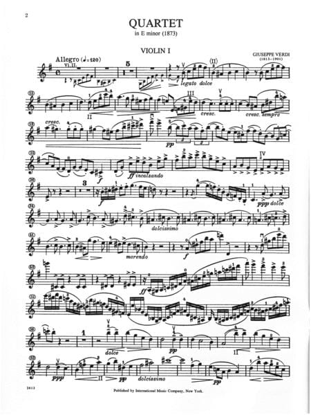 Quartet in E minor 威爾第．朱塞佩 四重奏 小調 | 小雅音樂 Hsiaoya Music