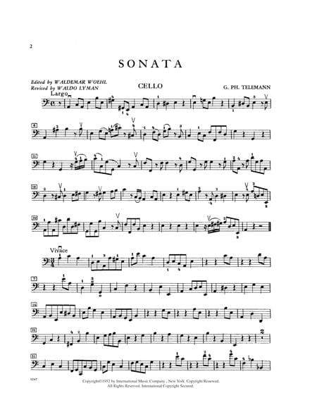 Sonata in A minor for Flute, Oboe & Piano or Two Violins & Piano (with Cello ad lib.) 泰勒曼 奏鳴曲 小調長笛鋼琴 小提琴鋼琴大提琴 小提琴 (2把以上含鋼琴伴奏) 國際版 | 小雅音樂 Hsiaoya Music