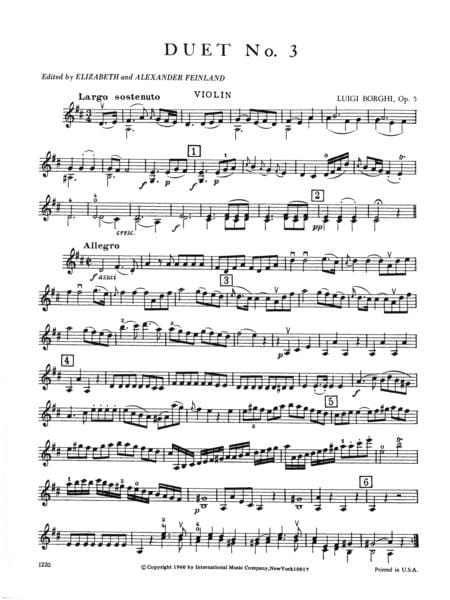 Duet in G Major, Opus 5, No. 3 二重奏 大調作品 | 小雅音樂 Hsiaoya Music
