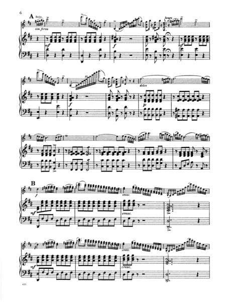 Concerto No. 1 in D Major, Opus 6 with Cadenzas by Flesch and Sauret 協奏曲 大調作品 裝飾樂段 小提琴 (含鋼琴伴奏) 國際版 | 小雅音樂 Hsiaoya Music
