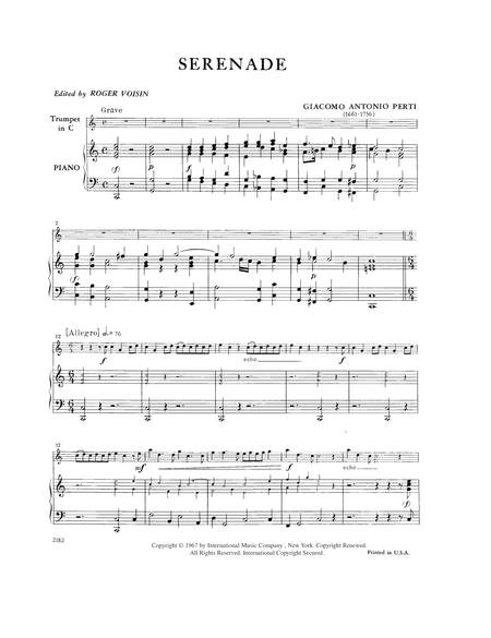Serenade (Trumpet in C) 小夜曲小號 小號 (含鋼琴伴奏) 國際版 | 小雅音樂 Hsiaoya Music
