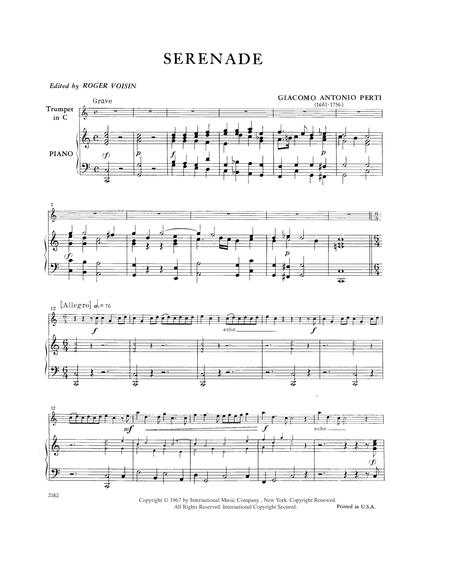 Serenade (Trumpet in C) 小夜曲小號 小號 (含鋼琴伴奏) 國際版 | 小雅音樂 Hsiaoya Music