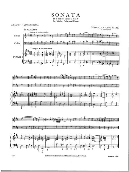 Sonata in D minor, Opus 4, No. 9 奏鳴曲 小調作品 | 小雅音樂 Hsiaoya Music
