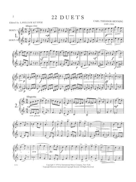 22 Duets 二重奏 法國號獨奏 國際版 | 小雅音樂 Hsiaoya Music