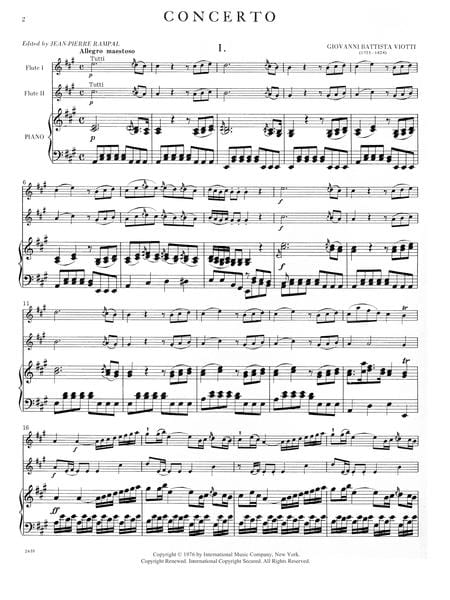 Concerto in A Major 韋歐第 協奏曲 大調 長笛 (2把以上含鋼琴伴奏) 國際版 | 小雅音樂 Hsiaoya Music