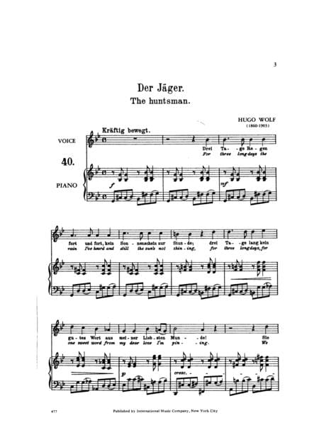 52 Songs on Poems by Moericke (G. & E.) (High) - Volume IV 歌曲 | 小雅音樂 Hsiaoya Music