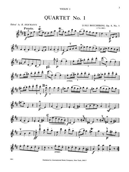 Nine Selected Quartets 玻凱利尼 四重奏 | 小雅音樂 Hsiaoya Music