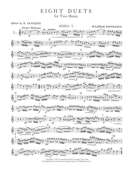 Eight Duets 二重奏 法國號獨奏 國際版 | 小雅音樂 Hsiaoya Music