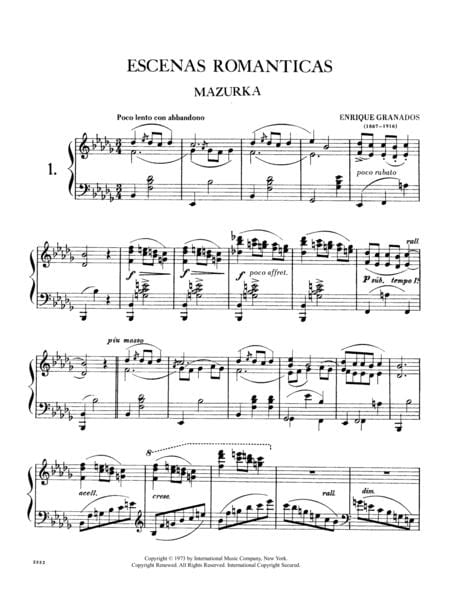 Escenas Romanticas 鋼琴獨奏 國際版 | 小雅音樂 Hsiaoya Music