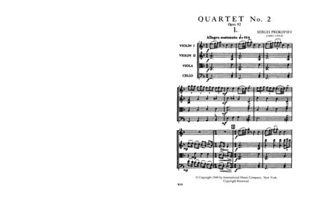 Quartet No. 2 in F Major, Opus 92 四重奏 大調作品 | 小雅音樂 Hsiaoya Music