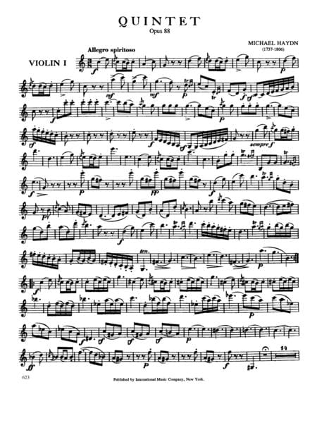 Quintet in C Major, Opus 88 (with 2 Violas) 五重奏 大調作品 中提琴 | 小雅音樂 Hsiaoya Music