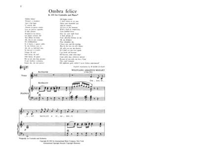 Ombra felice (I. & E.), K. 255 莫札特 | 小雅音樂 Hsiaoya Music