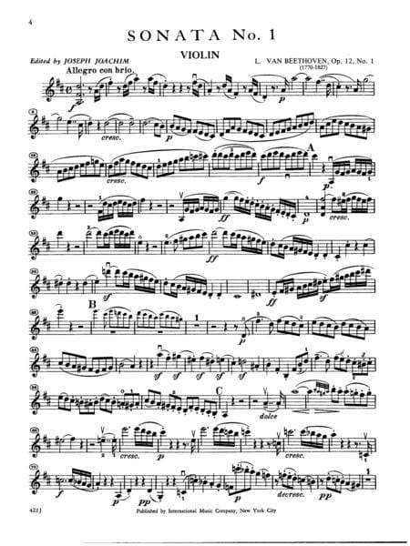 Ten Sonatas 貝多芬 奏鳴曲 小提琴 (含鋼琴伴奏) 國際版 | 小雅音樂 Hsiaoya Music