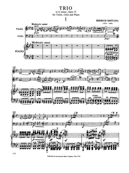 Trio in G minor, Opus 15 三重奏 小調作品 | 小雅音樂 Hsiaoya Music