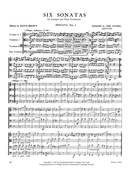 Six Sonatas for Trumpet in C, 2 Tenor Trombones & Bass Trombone 奏鳴曲小號 長號 | 小雅音樂 Hsiaoya Music