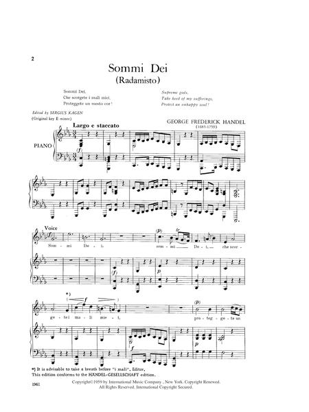 Sommi Dei (Radamisto) - Low 韓德爾 拉達密斯托 | 小雅音樂 Hsiaoya Music