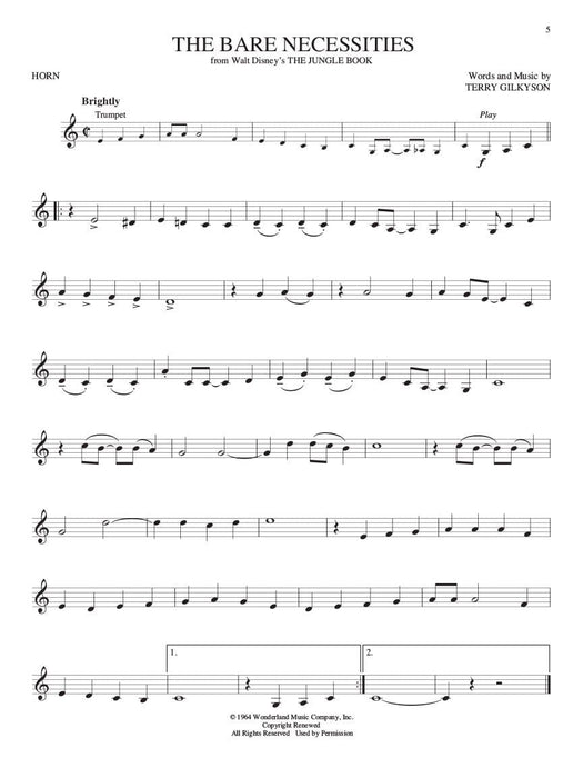 Disney Greats for Horn Instrumental Play-Along Pack 法國號 | 小雅音樂 Hsiaoya Music