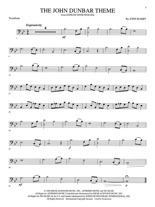 Favorite Movie Themes for Trombone with Play-Along Tracks 長號 | 小雅音樂 Hsiaoya Music